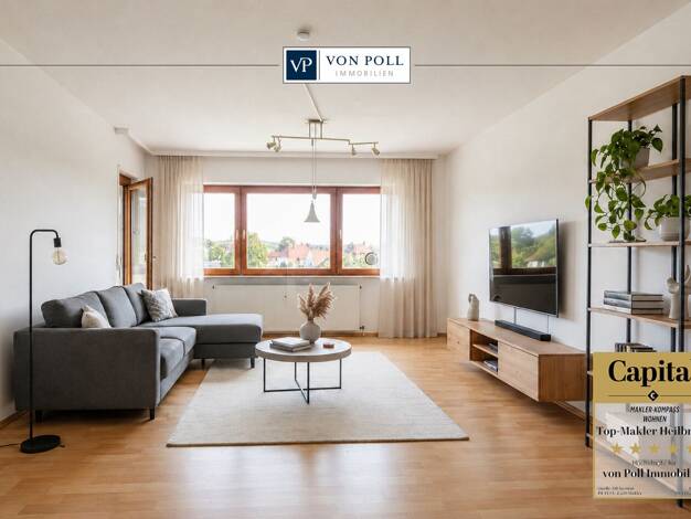 Wohnung zum Kauf 285.000 € 2 Zimmer 74,3 m² 3. Geschoss Heilbronn Heilbronn 74074
