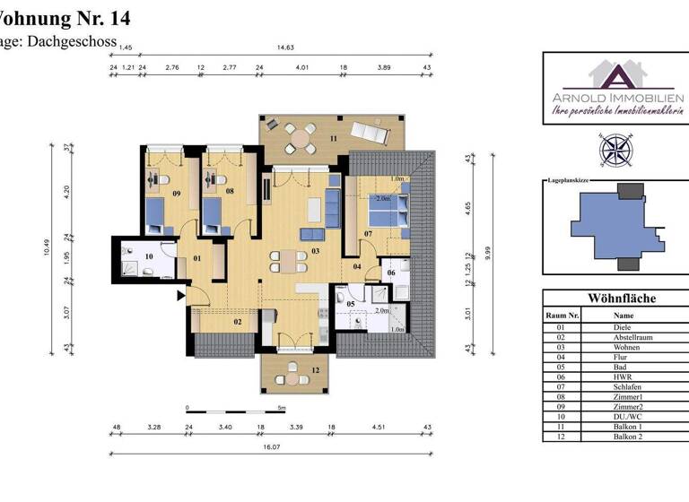Wohnung zum Kauf 769.000 € 4 Zimmer 107 m² 2. Geschoss Buckenhof 91054