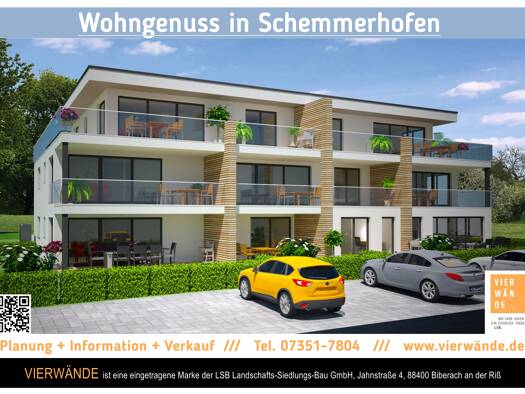 Wohnung zum Kauf provisionsfrei 320.640 € 2,5 Zimmer 66,8 m² 1. Geschoss Schemmerhofen 88433
