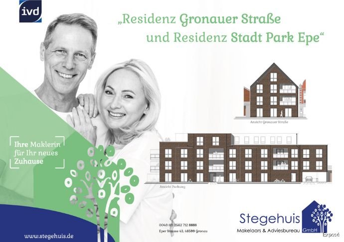 Wohnung zum Kauf 292.690 € 3 Zimmer 76,8 m²<br/>Wohnfläche Epe Gronau (Westfalen) 48599