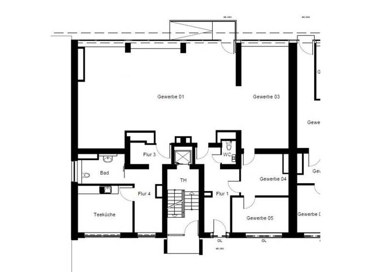 Bürofläche zur Miete provisionsfrei 2.406 € 5 Zimmer 192,5 m² Bürofläche Marienberg Nürnberg 90411