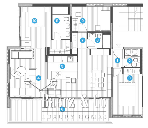 Studio zum Kauf 565.000 € 124 m²<br/>Wohnfläche budva