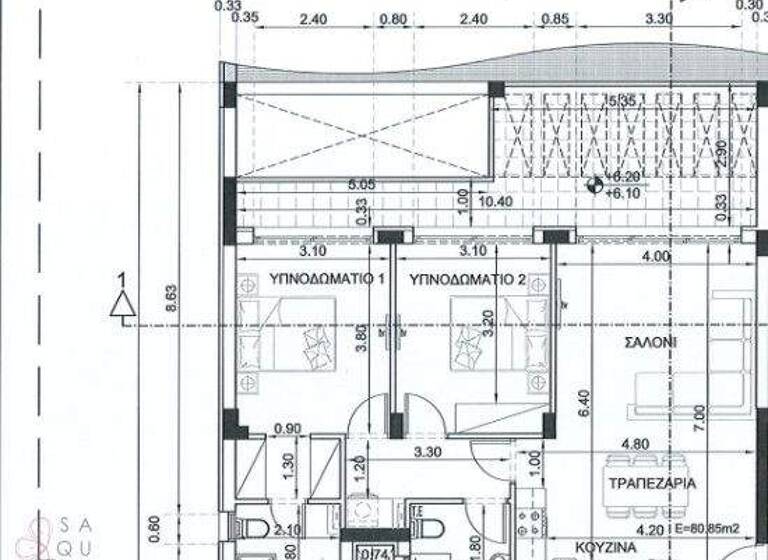 Wohnung zum Kauf provisionsfrei 279.000 € 3 Zimmer 81 m² 2. Geschoss Paralimni 5283