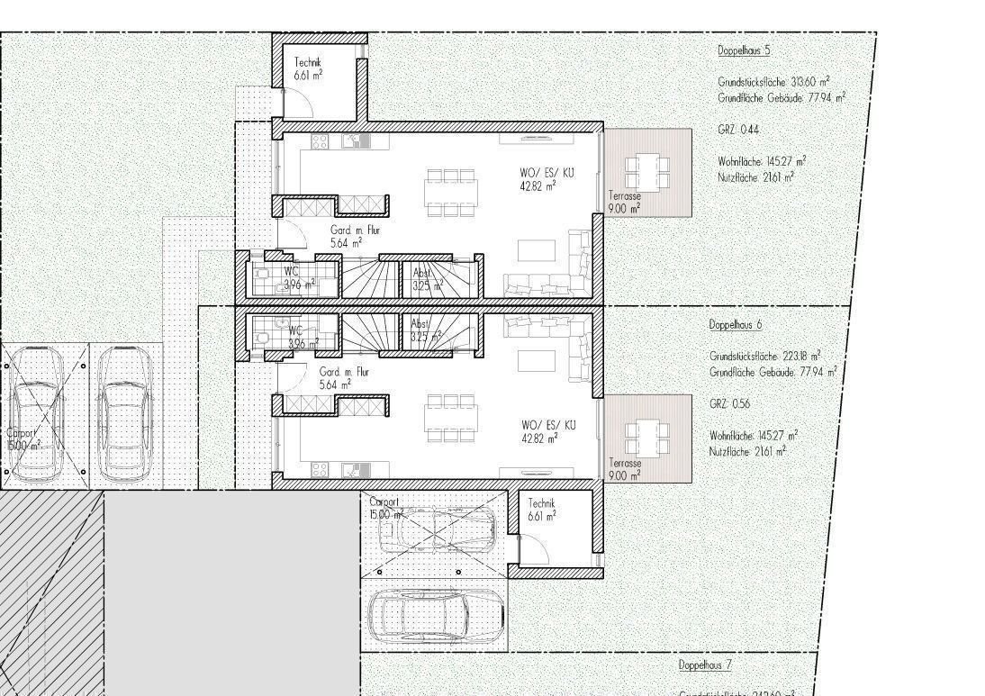 Doppelhaushälfte zum Kauf 687.000 € 5 Zimmer 145 m²<br/>Wohnfläche Planungsbezirk 114 Straubing 94315