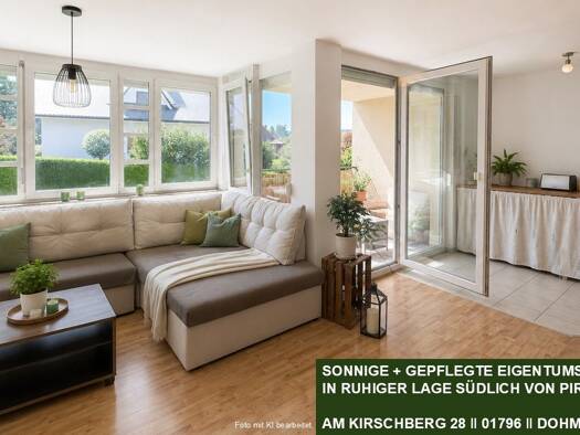Wohnung zum Kauf als Kapitalanlage geeignet 100.000 € 2 Zimmer 53,8 m² Dohma Dohma 01796