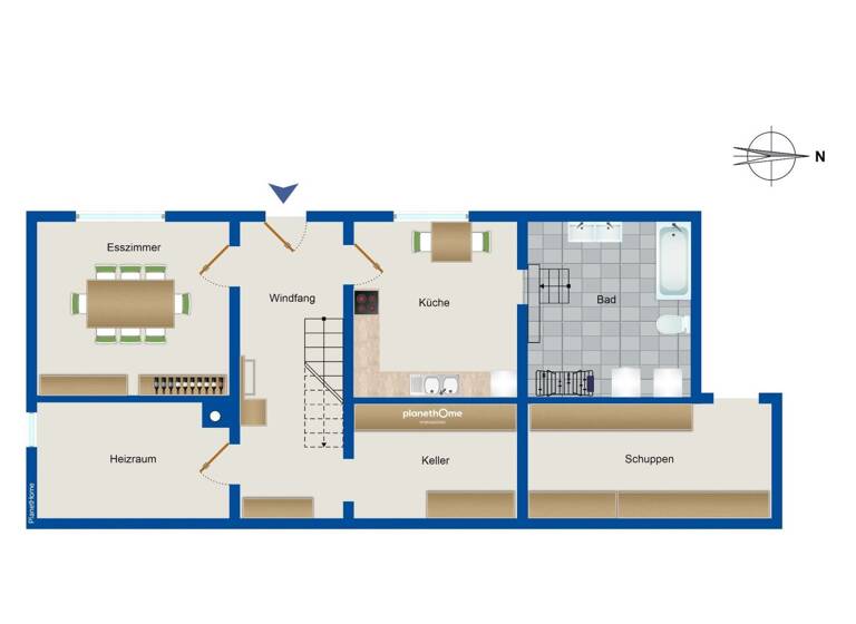 Einfamilienhaus zum Kauf 279.000 € 4 Zimmer 140 m² 1.395 m² Grundstück Burg Solingen 42659