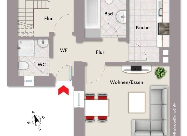 Doppelhaushälfte zum Kauf 108.000 € 2 Zimmer 58 m² 76 m² Grundstück Thalmässing 91177