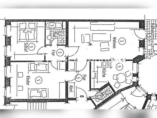 Wohnung zur Miete Tauschwohnung 600 € 3 Zimmer 87 m² EG Zentrum-Süd Mitte 04107