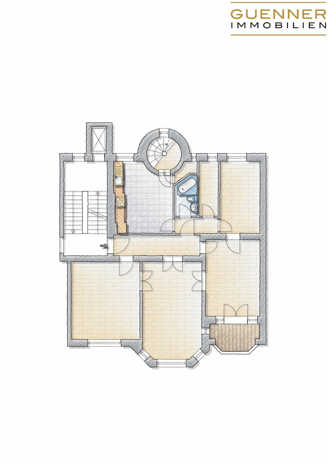 Wohnung zum Kauf 699.000 € 4,5 Zimmer 118 m²<br/>Wohnfläche 1.<br/>Geschoss Halensee Berlin 10711