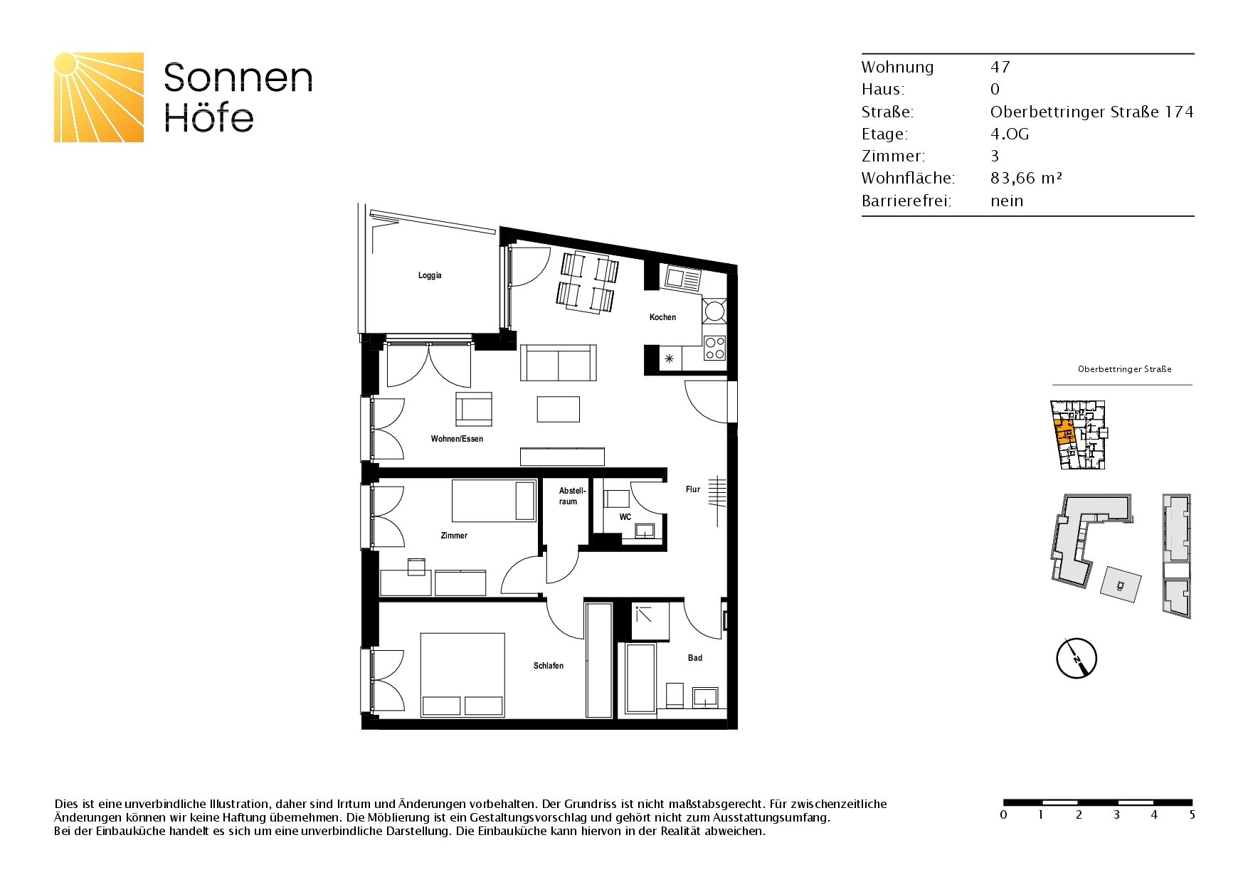 Wohnung zur Miete 995 € 3 Zimmer 83,7 m²<br/>Wohnfläche 4.<br/>Geschoss ab sofort<br/>Verfügbarkeit Oberbettringer Straße 174 Südstadt / Hardt Schwäbisch Gmünd 73525