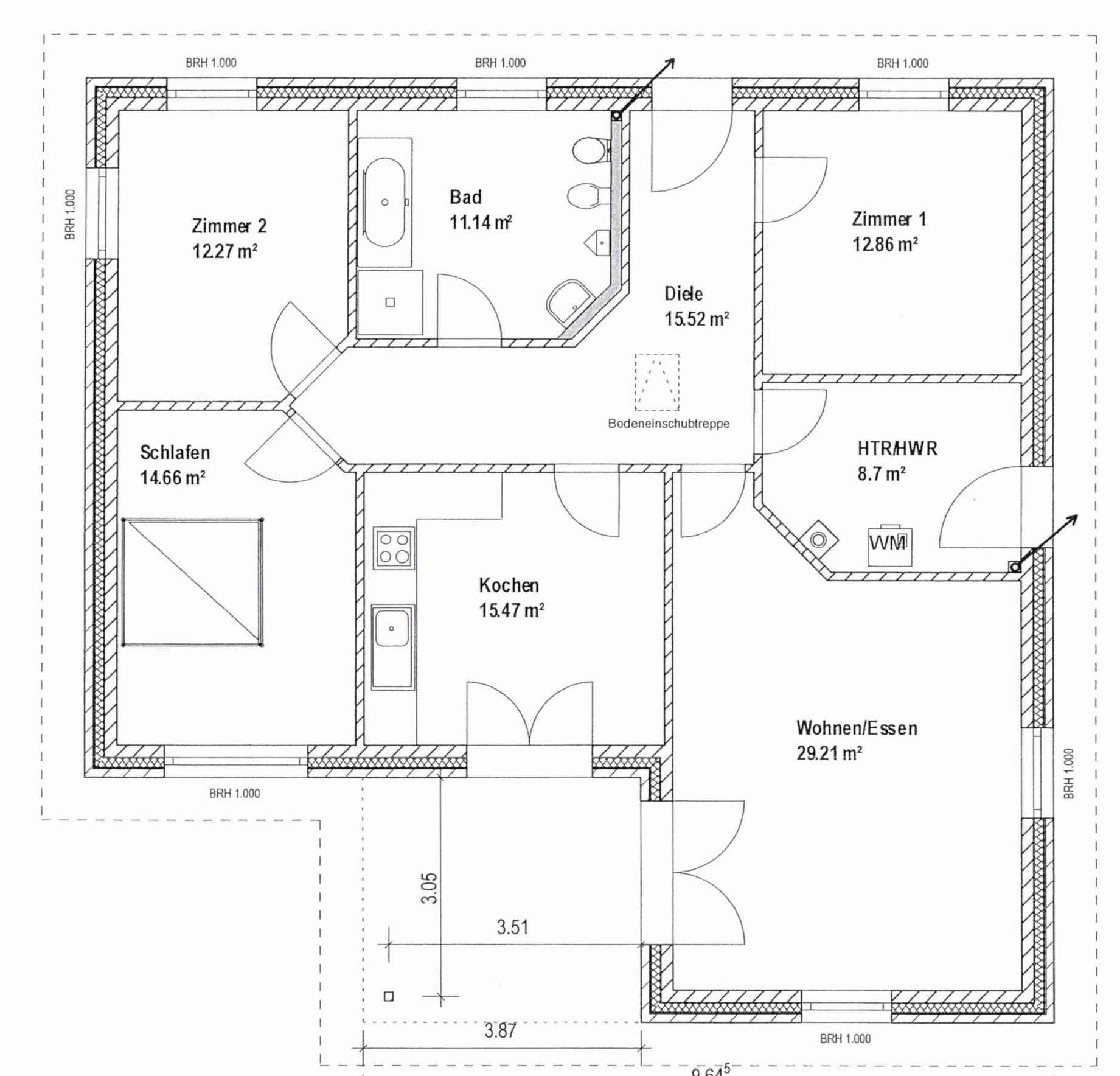 Bungalow zum Kauf 389.000 € 4 Zimmer 119 m²<br/>Wohnfläche 815 m²<br/>Grundstück Tolk 24894