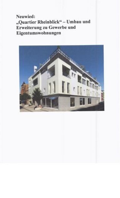 Wohnung zum Kauf provisionsfrei 368.500 € 4 Zimmer 124,9 m² 2. Geschoss Rheinstrasse 5. Innenstadt Neuwied 56564