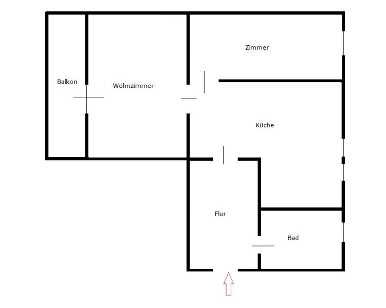 Wohnung zur Miete 384 € 2 Zimmer 42,7 m²<br/>Wohnfläche 1.<br/>Geschoss 22.01.2025<br/>Verfügbarkeit Breslauer Straße 28 Düsternort - Bezirk 7 Delmenhorst 27755