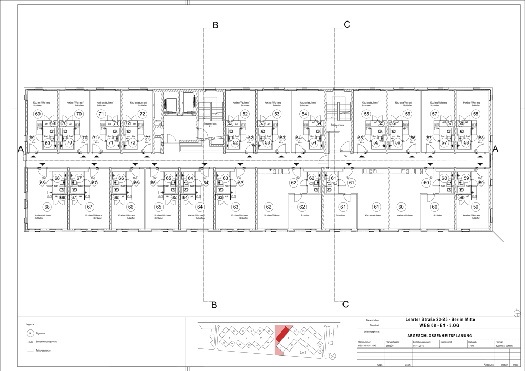 Wohnung zur Miete Wohnen auf Zeit 1.659 € 1 Zimmer 25 m²<br/>Wohnfläche 01.01.2025<br/>Verfügbarkeit Lehrter Straße Moabit Berlin 10557