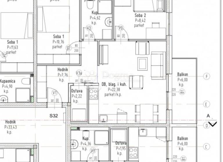 Wohnung zum Kauf 171.274 € 2 Zimmer 59 m² 2. Geschoss Velika Gorica