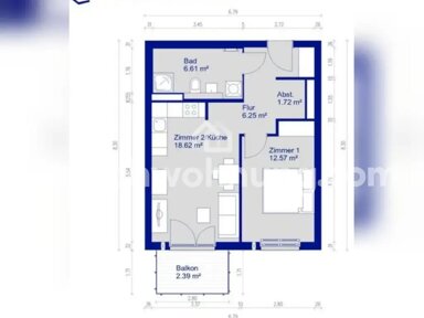 Wohnung zur Miete 528 € 2 Zimmer 48 m² 3. Geschoss Biesdorf Berlin 12683