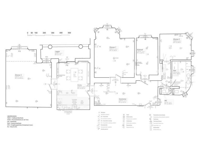 Wohnung zur Miete 2.668 € 4 Zimmer 151,6 m² 1. Geschoss Wien 1020