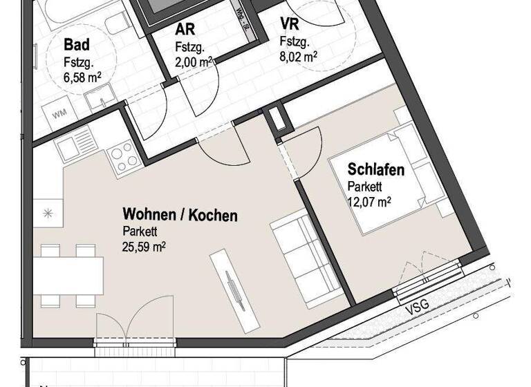 Studio zum Kauf provisionsfrei 317.492 € 1 Zimmer 54,3 m² Niedernsill 5722