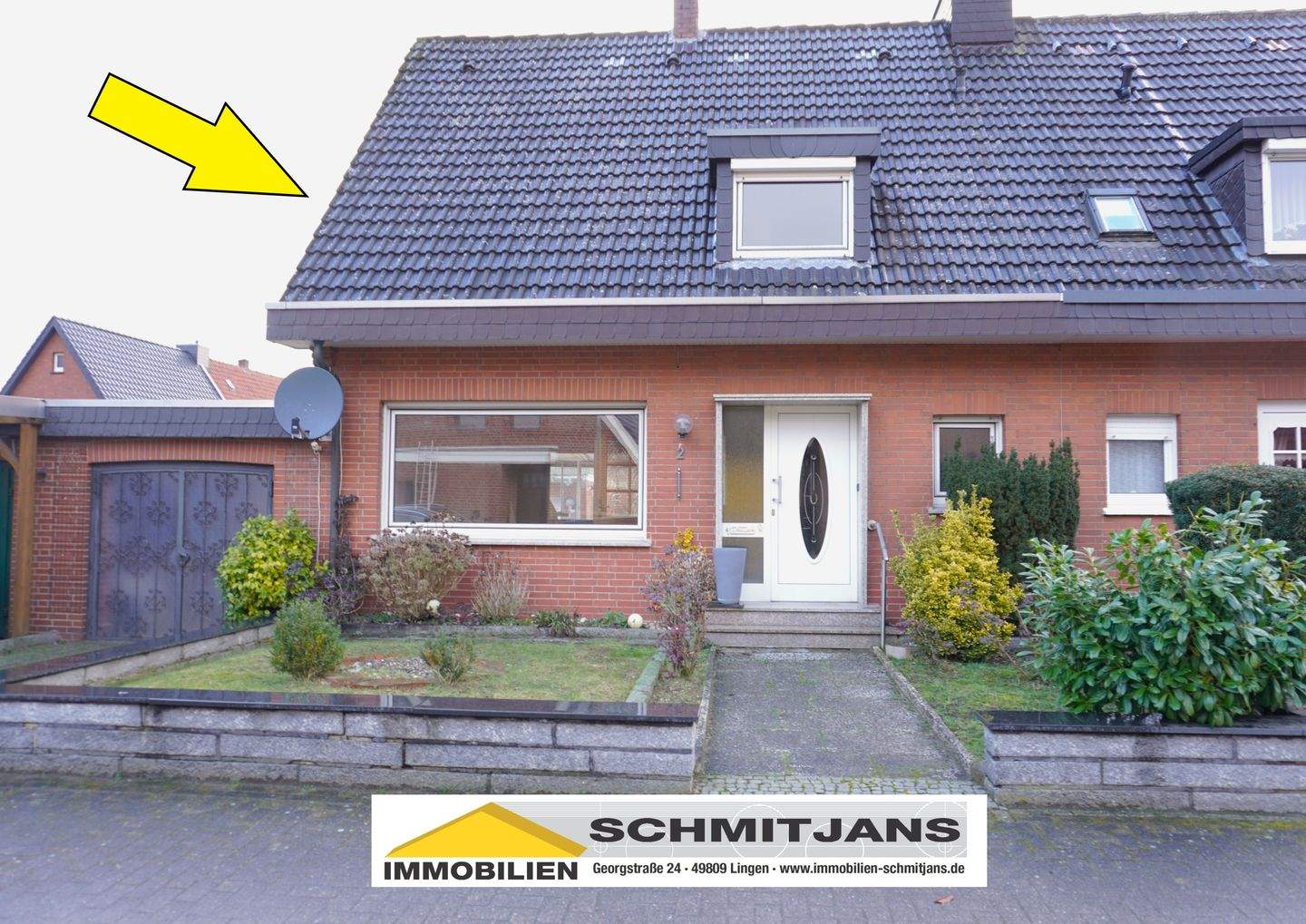 Immobilie in Lingen (Ems) - Handwerker aufgepasst: Doppelhaushälfte auf Erbpachtgrundstück mit Naturblick - Bild 0