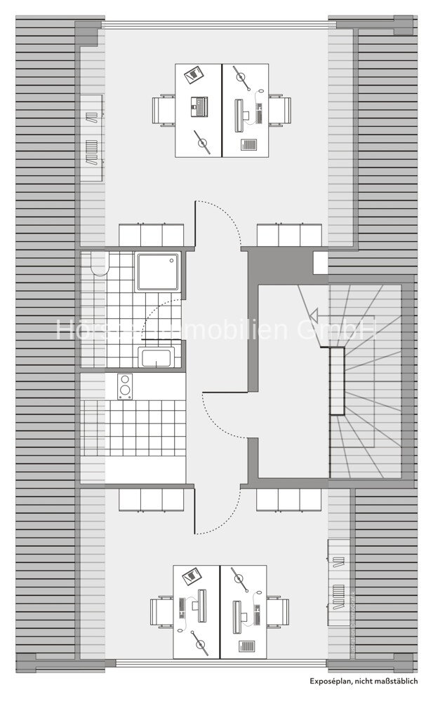 Bürofläche zur Miete 400 € 2 Zimmer Bergedorf Hamburg 21029