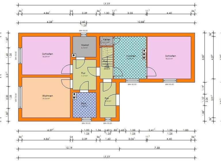 Einfamilienhaus zum Kauf 83.200 € 4 Zimmer 108 m² 1.224 m² Grundstück Forst-Stadt Forst (Lausitz) 03149