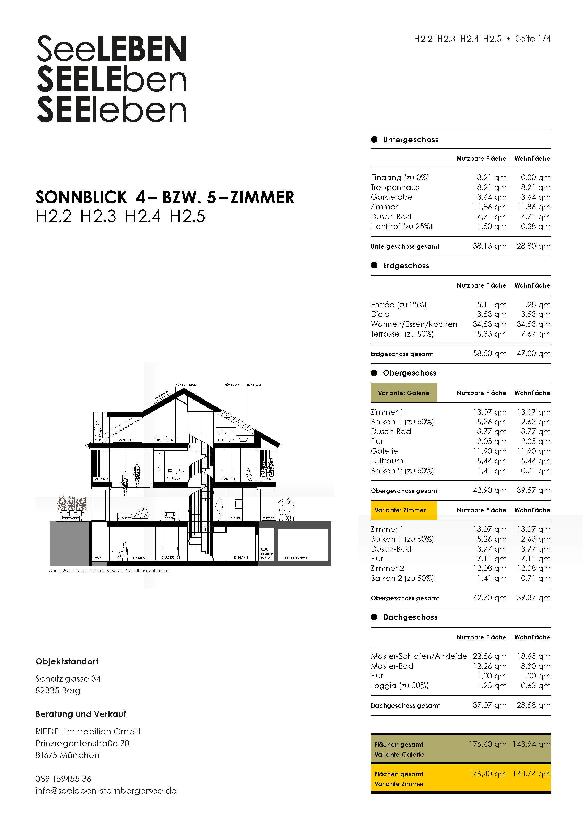 Wohnung zum Kauf provisionsfrei 1.480.000 € 5 Zimmer 143,7 m²<br/>Wohnfläche Berg Berg 82335