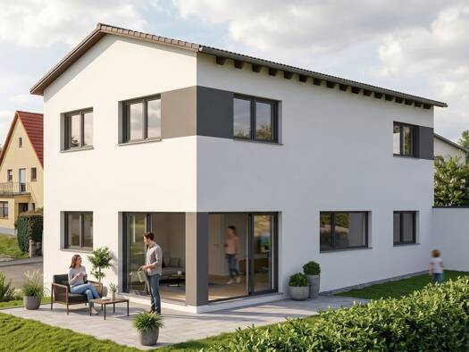 Einfamilienhaus zum Kauf - Erstbezug provisionsfrei 390.000 € 5 Zimmer 109,4 m² 383,5 m² Grundstück frei ab sofort Eckenhaid Eckental 90542
