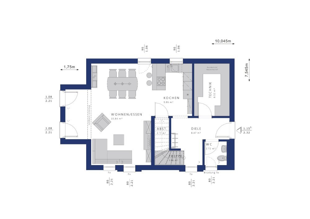 Einfamilienhaus zum Kauf 398.699 € 4 Zimmer 120 m²<br/>Wohnfläche 1.050 m²<br/>Grundstück Oberalba Dermbach 36466