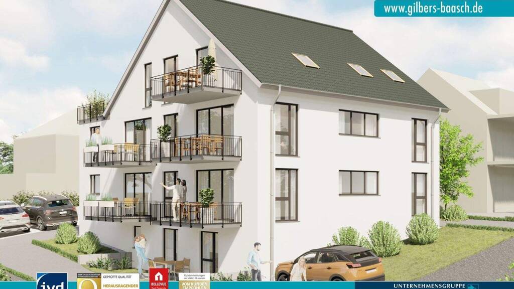 Wohnung zum Kauf - Erstbezug provisionsfrei 259.000 € 2 Zimmer 60,7 m² EG Sirzenich Trierweiler 54311