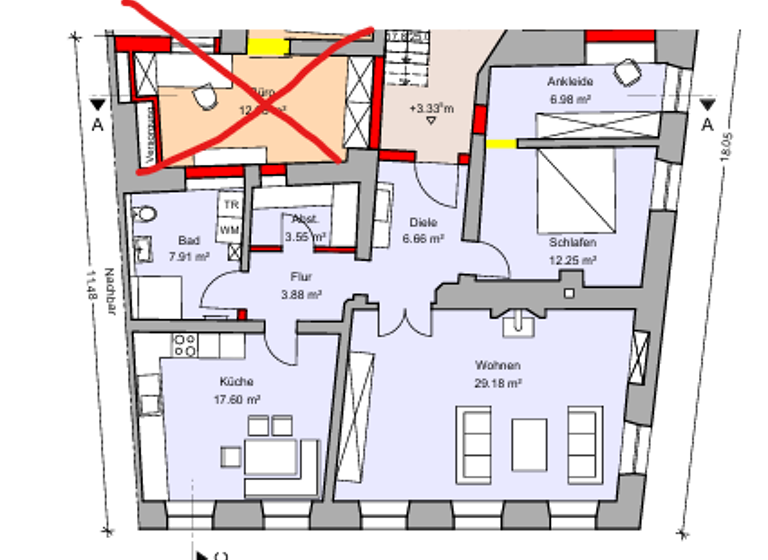 Wohnung zur Miete 585 € 2,5 Zimmer 88 m² Geschoss 1/3 frei ab 01.07.2026 Wittlich 54516