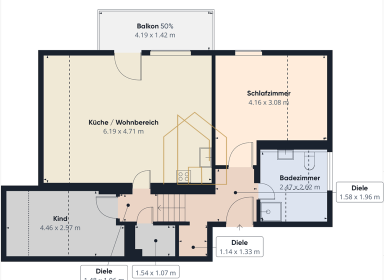 Maisonette zum Kauf 195.000 € 2,5 Zimmer 65 m² Salzweg 94121