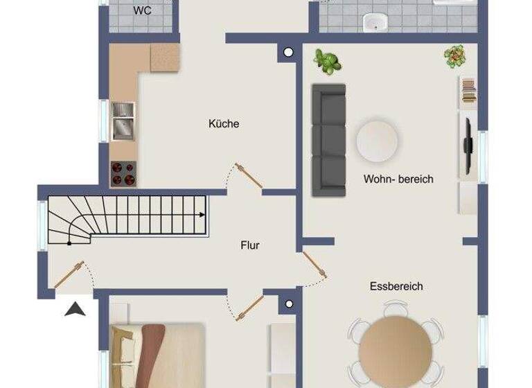 Einfamilienhaus zum Kauf 319.000 € 6 Zimmer 132 m² 194 m² Grundstück Sulzbach Sulzbach am Main 63834