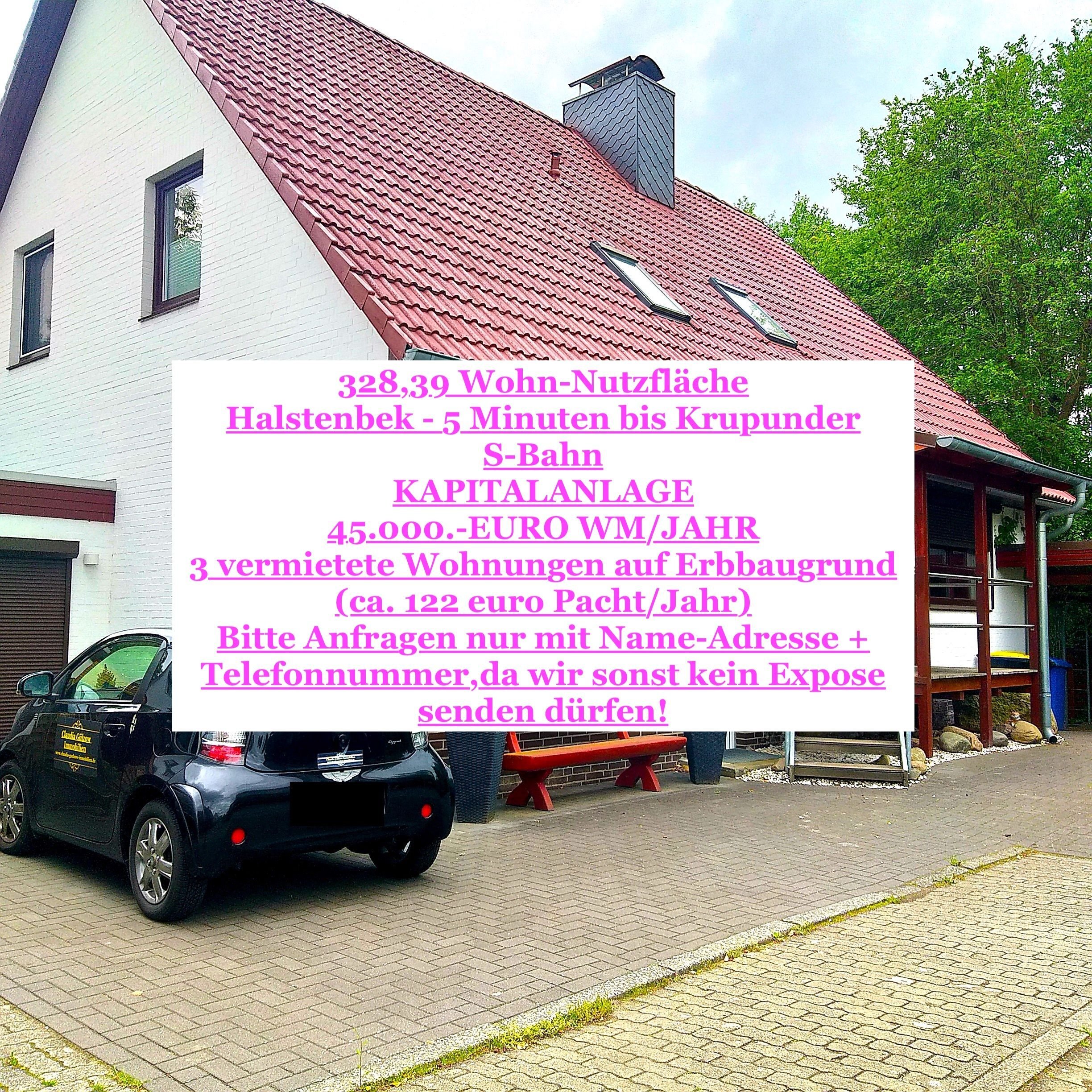 Mehrfamilienhaus zum Kauf 499.000 € 8 Zimmer 240,5 m²<br/>Wohnfläche Halstenbek 25469