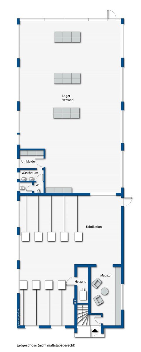 Produktionshalle zur Miete 1.850 € 408 m²<br/>Lagerfläche Plettenberg Plettenberg 58840