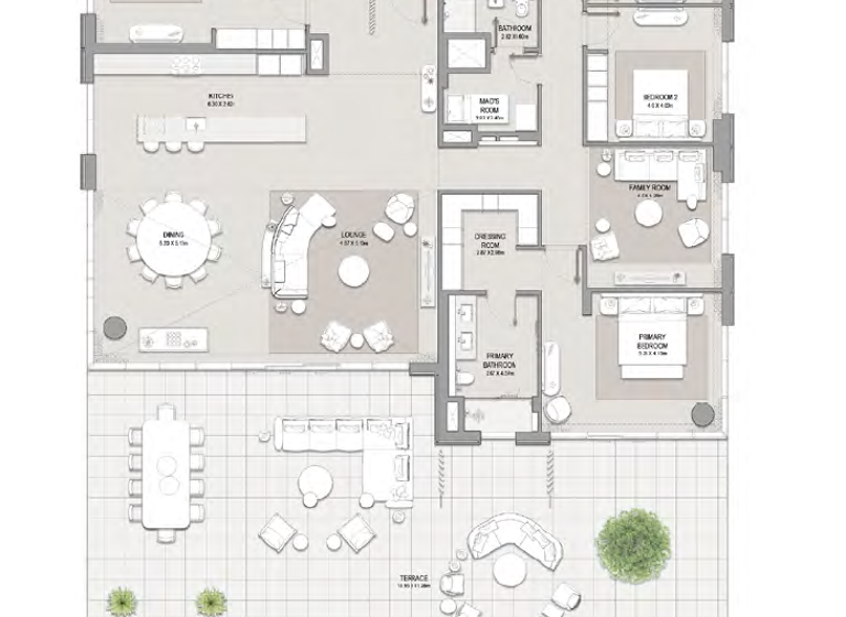 Wohnung zum Kauf 3.409.863 € 7 Zimmer 443 m² Dubai