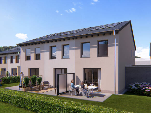 Doppelhaushälfte zum Kauf - Erstbezug provisionsfrei 444.900 € 4,5 Zimmer 98 m² 255 m² Grundstück Bachstraße 10 Weiler Berg 88276