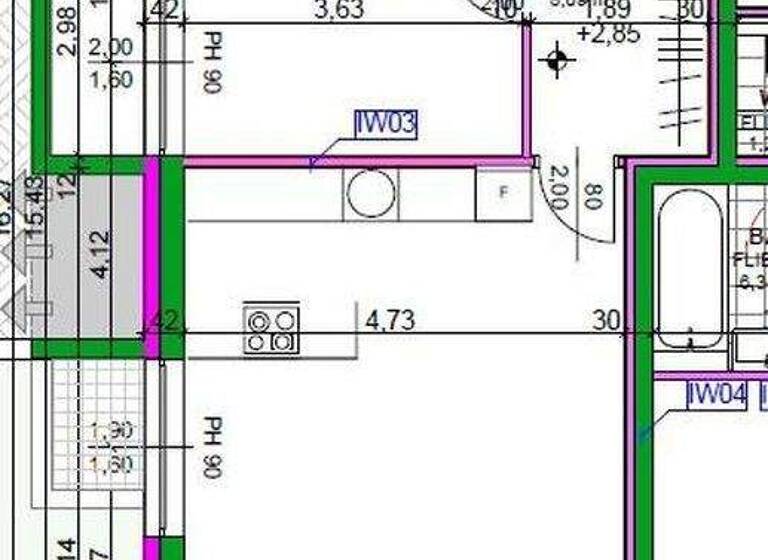 Wohnung zur Miete - Erstbezug 1.929 € 3 Zimmer 76,2 m² 1. Geschoss Heiligenstädter Straße 395a Wien 1190