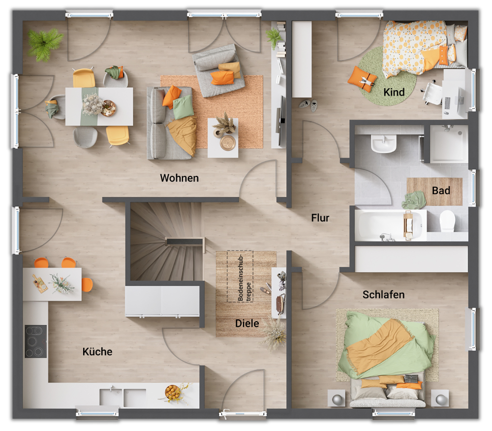 Einfamilienhaus zum Kauf 202.650 € 4 Zimmer 90 m²<br/>Wohnfläche 623 m²<br/>Grundstück Juleum Helmstedt 38350