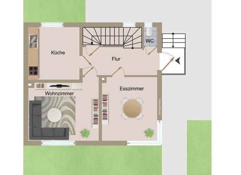 Doppelhaushälfte zum Kauf provisionsfrei 277.000 € 4 Zimmer 95 m² 840 m² Grundstück Coswig 01640