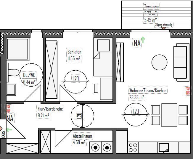 Wohnung zur Miete 849 € 2 Zimmer 57,9 m²<br/>Wohnfläche EG<br/>Geschoss 01.03.2025<br/>Verfügbarkeit Lindenstr. 27 Lohne Lohne 49393