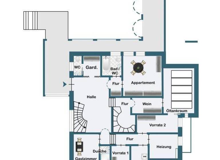 Villa zum Kauf 459.000 € 10 Zimmer 300 m² 2.250 m² Grundstück Aurach 91589
