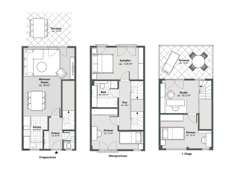 Reihenmittelhaus zum Kauf provisionsfrei 400.000 € 4 Zimmer 113 m² 141 m² Grundstück Werneuchen 16356
