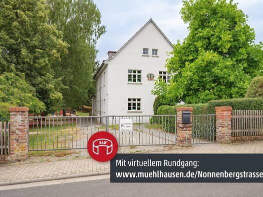Haus zum Kauf provisionsfrei 10 Zimmer 320 m² 1.893 m² Grundstück Nonnenbergstraße 16 Mühlhausen Mühlhausen/Thüringen 99974