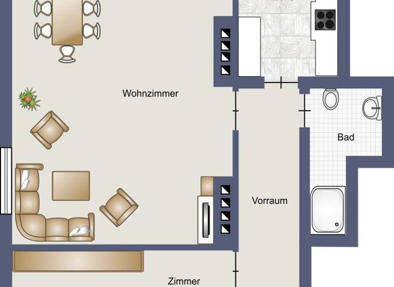 Wohnung zum Kauf 229.000 € 2 Zimmer 68 m² 2. Geschoss Stockerau 2000