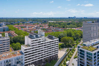 Wohnung zur Miete 1.400 € 1 Zimmer 32,4 m² 2. Geschoss Leopoldstraße 202 Neufreimann München 80804