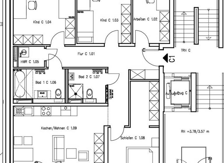 Wohnung zur Miete 1.620 € 4,5 Zimmer 120 m² EG frei ab sofort Neustadt Brandenburg an der Havel 14776