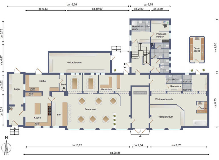 Hotel zum Kauf 1.149.000 € Zirkow Zirkow 18528