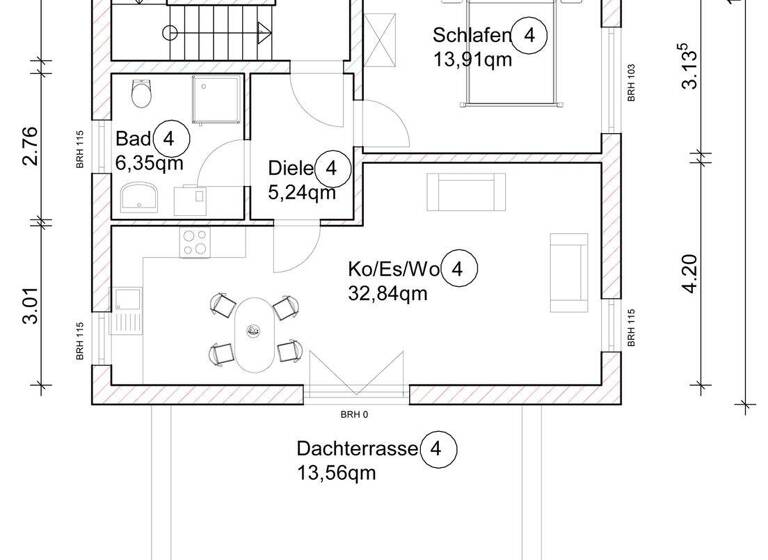 Wohnung zum Kauf - Erstbezug provisionsfrei 482.000 € 2 Zimmer 71,9 m² 1. Geschoss frei ab sofort Hundszell Ingolstadt 85051