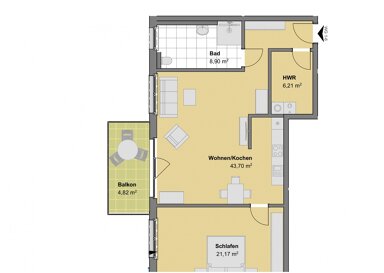 Studio zur Miete 640 € 2 Zimmer 56 m² Mittlere Str. 23 Ditzingen Ditzingen 71254