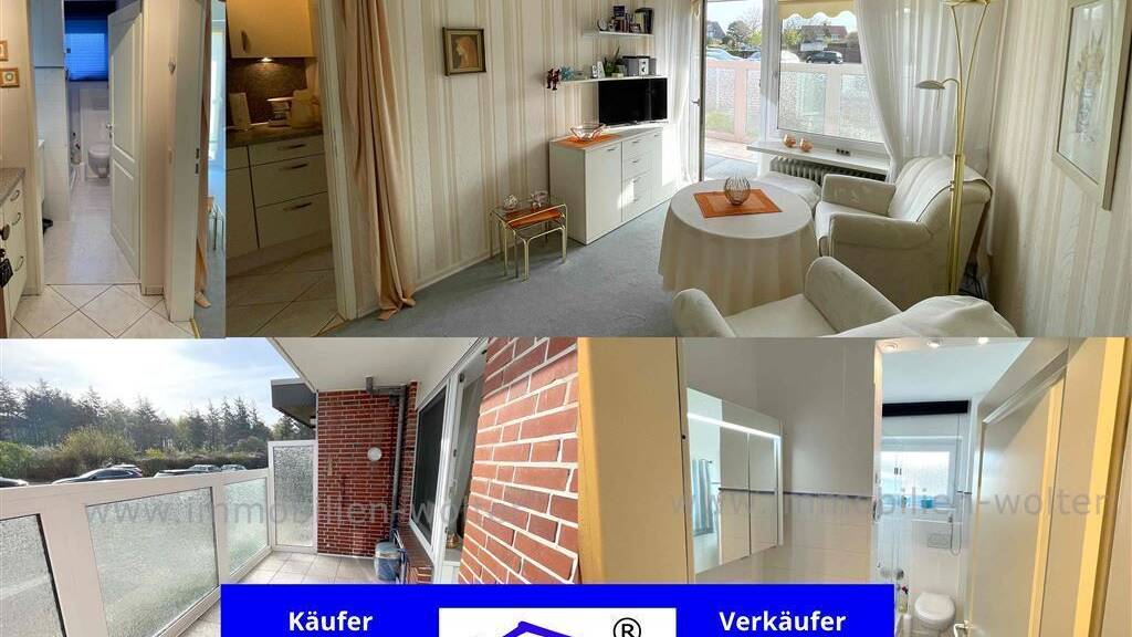 Studio zum Kauf 169.000 € 1 Zimmer 23 m² EG frei ab sofort Berliner Ring 27-29 Wyk auf Föhr 25938